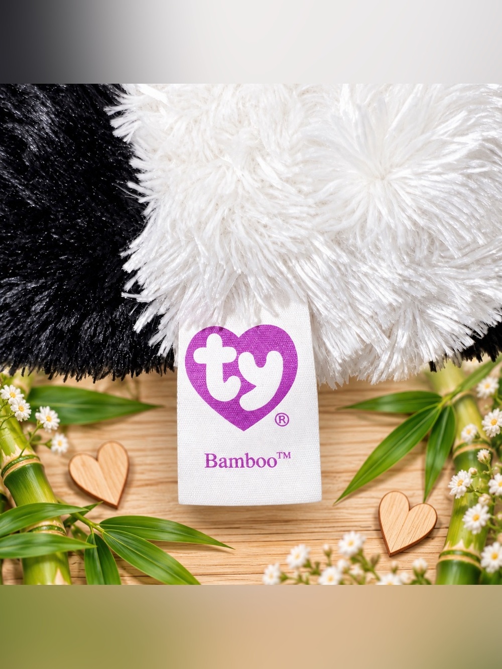 Ty Beanie Boo Bamboo the Panda Plush - Picture 3 of 3
